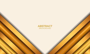 Soyut Stil Kahverengi ve Altın