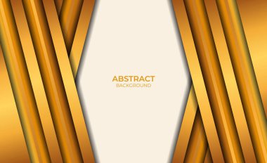 Özgeçmiş Soyut Kahverengi ve Altın