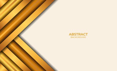 Soyut Biçim Kahverengi ve Altın Arkaplan