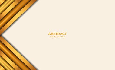 Soyut Arkaplan Biçimi Kahverengi ve Altın