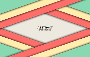 Modern Renkli Soyut Arkaplan Tasarımı