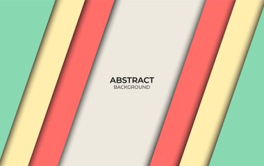 Soyut Modern Renkli Arkaplan Tasarımı