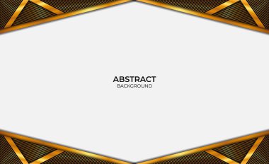 Özgeçmiş Soyut Lüks Altın ve Siyah