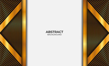 Soyut Lüks Altın ve Siyah