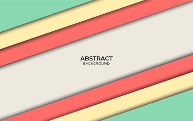 Soyut Renkli Tasarım Arkaplan Modern