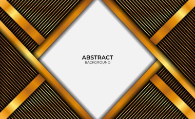 Soyut Arkaplan Lüks Altın ve Siyah