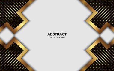 Lüks Tasarım Altın ve Siyah