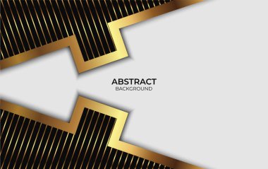 Soyut Altın ve Siyah Tarz Tasarımı