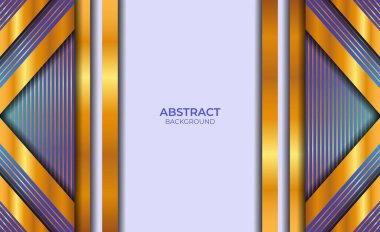 Tasarım Mavi ve Altın Arkaplan