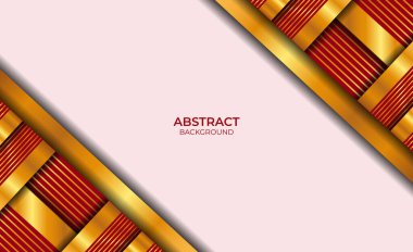 Arkaplan Lüks Kırmızı ve Altın