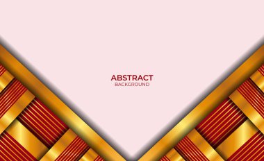 Arkaplan Lüks Kırmızı ve Altın Tarzı