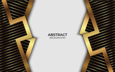 Arkaplan Lüks Soyut Stil Altın ve Siyah