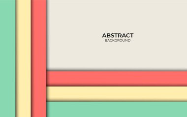 Soyut Biçim Geometrik Renkli Arkaplan