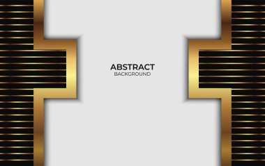 Soyut Lüks Altın ve Siyah Arkaplan