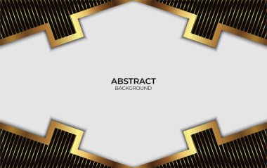 Soyut Arkaplan Altın ve Siyah Biçim