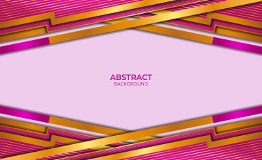 Tasarım Stili Altın ve Mor Soyut