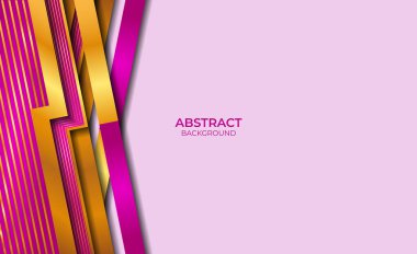 Soyut Stil Altın ve Mor Arkaplan