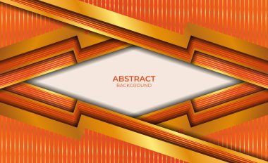 Soyut Arkaplan Turuncu ve Altın