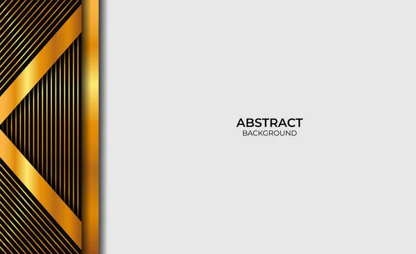 Абстрактний Розкішний Дизайн Золотий Чорний — стоковий вектор