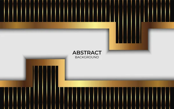 Роскошный Абстрактный Золотой Черный Дизайн — стоковый вектор