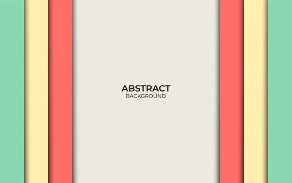 Style Abstrait Conception Colorée Géométrique — Image vectorielle