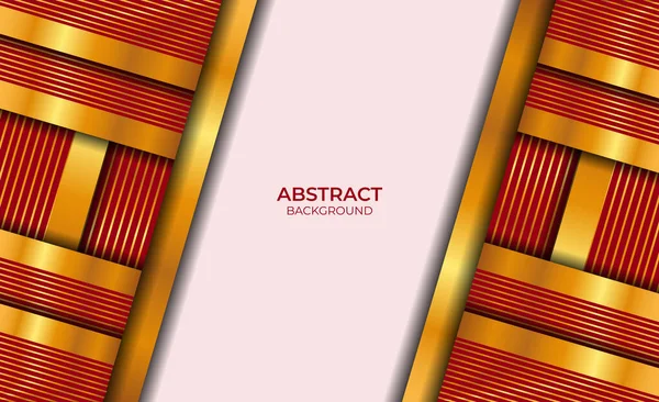 Soyut Lüks Kırmızı ve Altın Tarzı