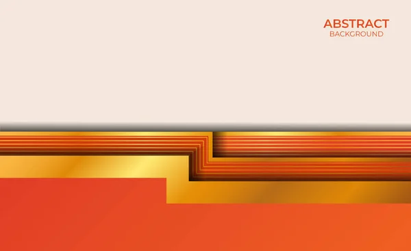 Абстрактный Дизайн Золотой Оранжевый Стиль — стоковый вектор