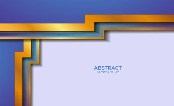 Дизайн Blue Gold Abstract — стоковый вектор