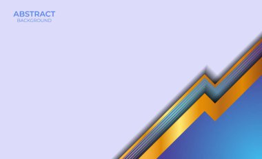 Özgeçmiş Mavi ve Altın Biçimli