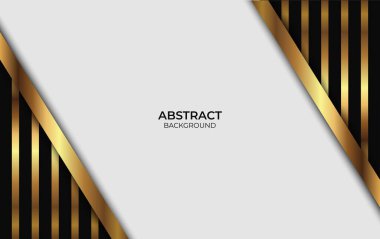 lüks soyut siyah ve altın arkaplan