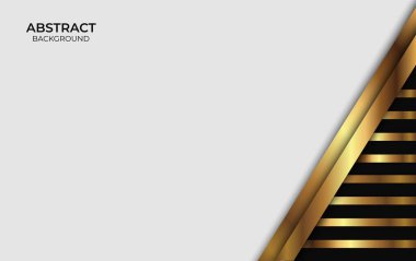 Lüks siyah ve altın tasarımı