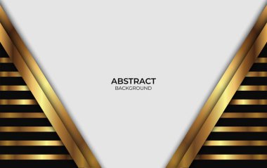 lüks siyah ve altın soyut