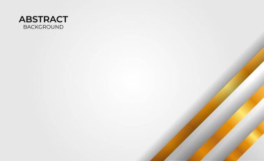 Zarif geometrik altın ve gri tasarım