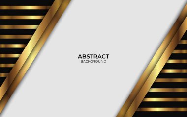 tasarım lüks siyah ve altın soyut