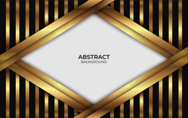 Arkaplan Lüks Siyah ve Altın Özeti