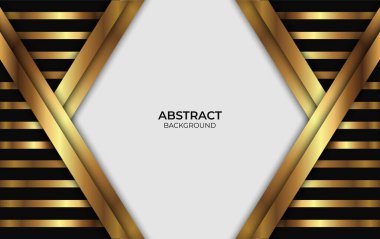 tasarım lüks siyah ve altın arkaplan