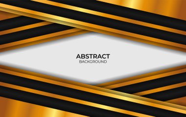 Lüks Tasarım Siyah ve Altın Arkaplan