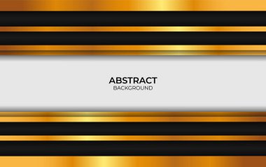 Lüks Tasarım Siyah ve Altın Arkaplan