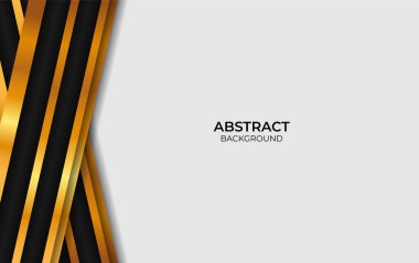 Arkaplan Lüks Siyah ve Altın Tasarım