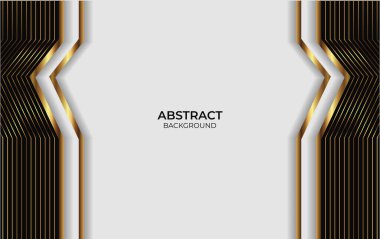 soyut lüks siyah ve altın tasarımı