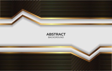 lüks soyut siyah ve altın arkaplan