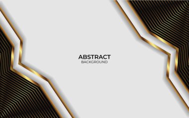 Siyah ve Altın Arkaplan Tasarımı