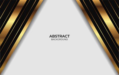 Soyut altın ve siyah arkaplan tasarla