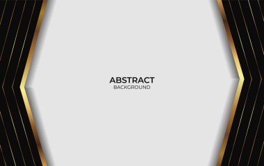 Soyut Lüks Altın ve Siyah