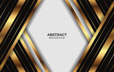 Arkaplan Tasarımı Soyut Altın ve Siyah