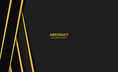 Soyut arkaplan sarı ve siyah tasarım