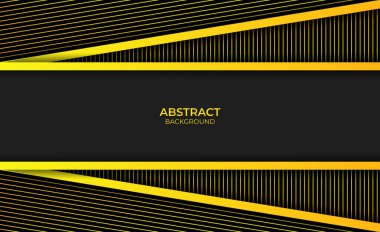 Modern tasarım soyut sarı ve siyah