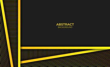 Modern arkaplan sarı ve siyah tasarım