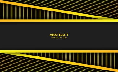Modern soyut sarı ve siyah