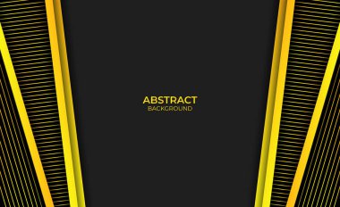 Modern sarı ve siyah arkaplan tasarla
